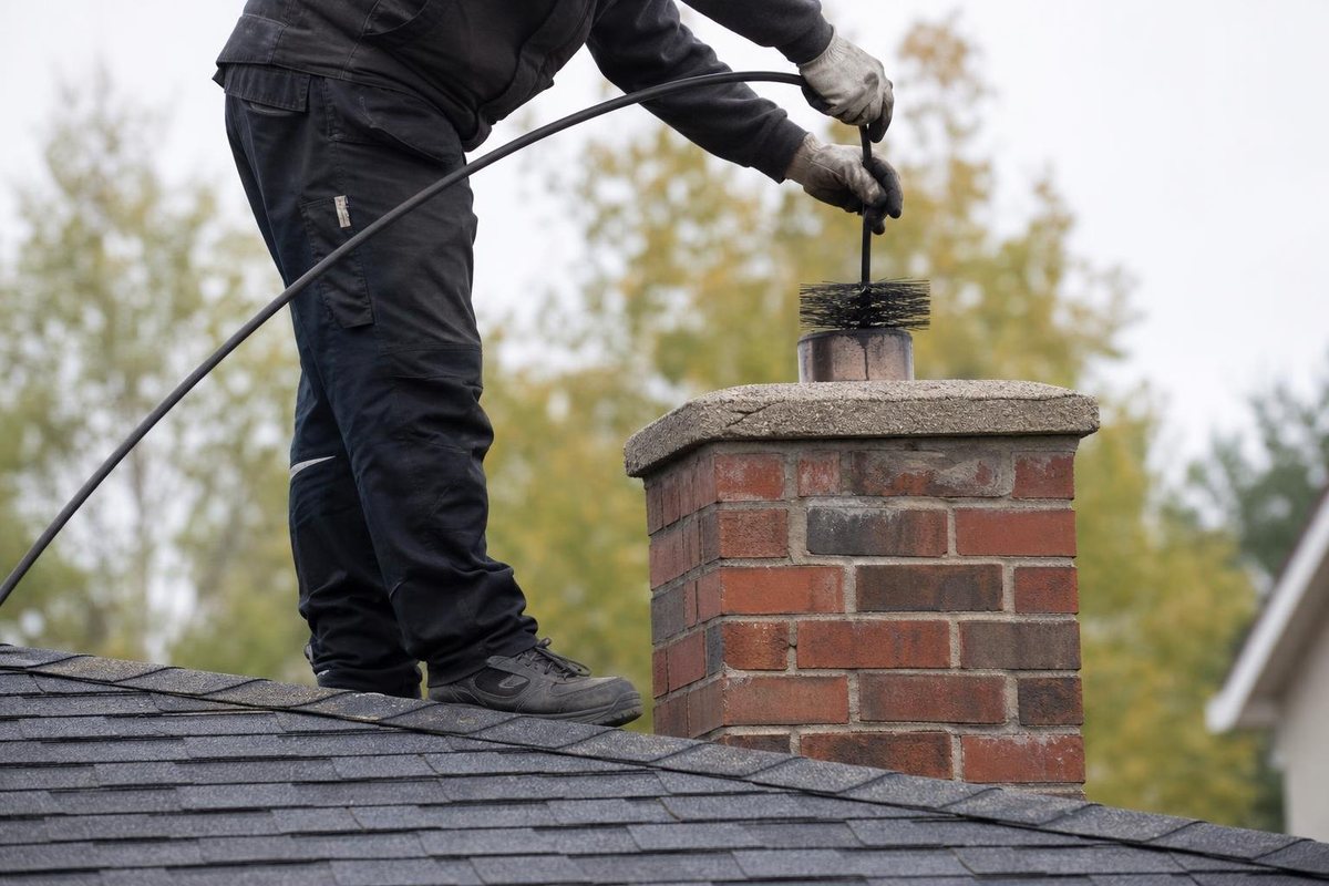 Stock photo: On the roof